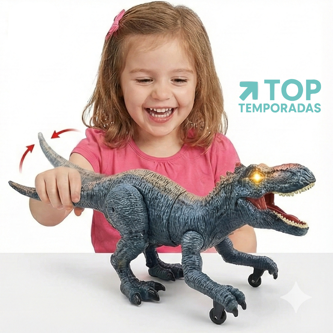 Dinosaurio Luces Y Sonido Control Remoto