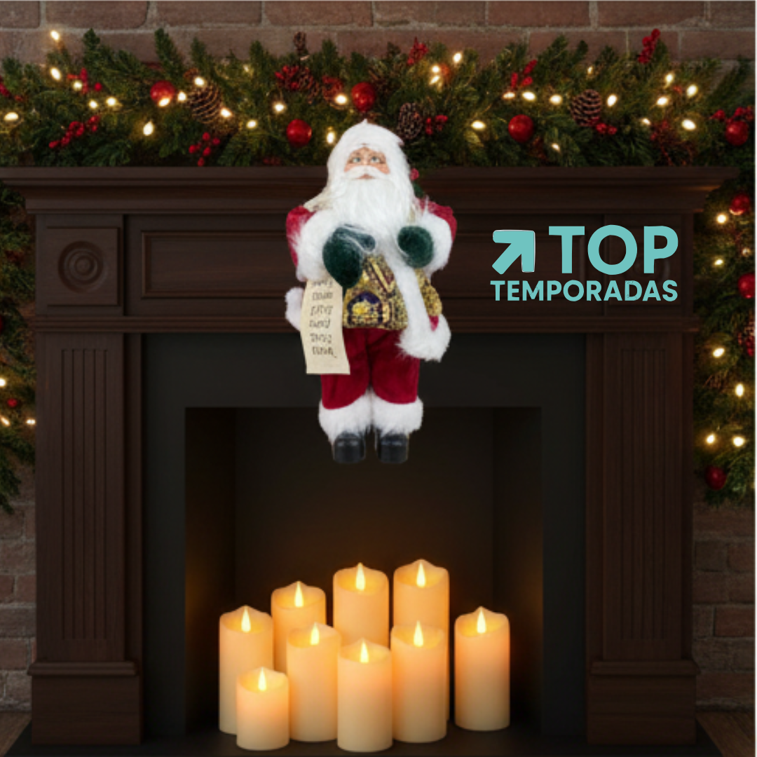 Papá Noel 30CM Con Letrero