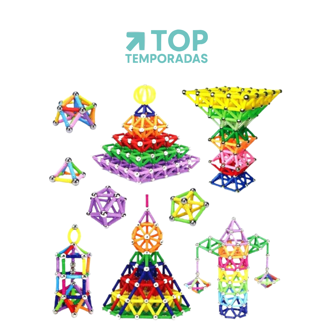 Juego De Figuras De Construcción Magnético