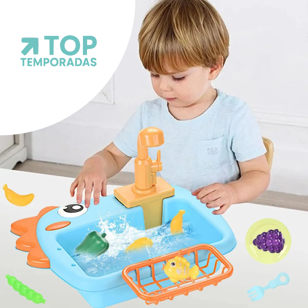 Lavaplatos Dinosaurio Con Accesorios