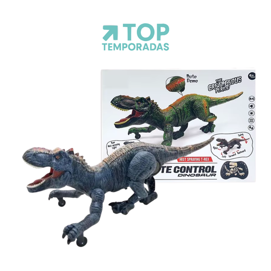 Dinosaurio Luces Y Sonido Control Remoto