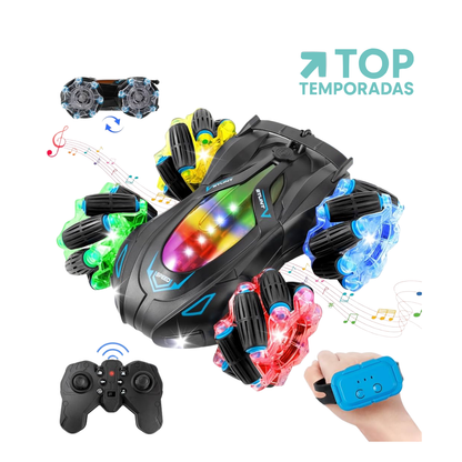 Carro Control Manilla Luces Y Sonido Con Humo