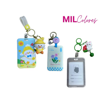 PORTA CARNET LLAVERO