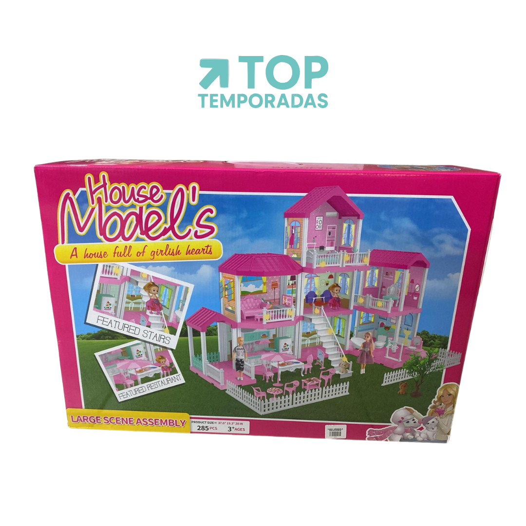 Casa Armable Con Accesorios