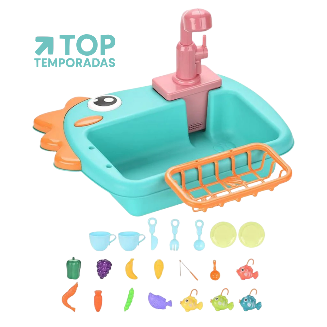 Lavaplatos Dinosaurio Con Accesorios