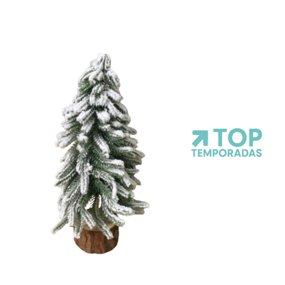 Árbol Navideño Nevado Frondoso