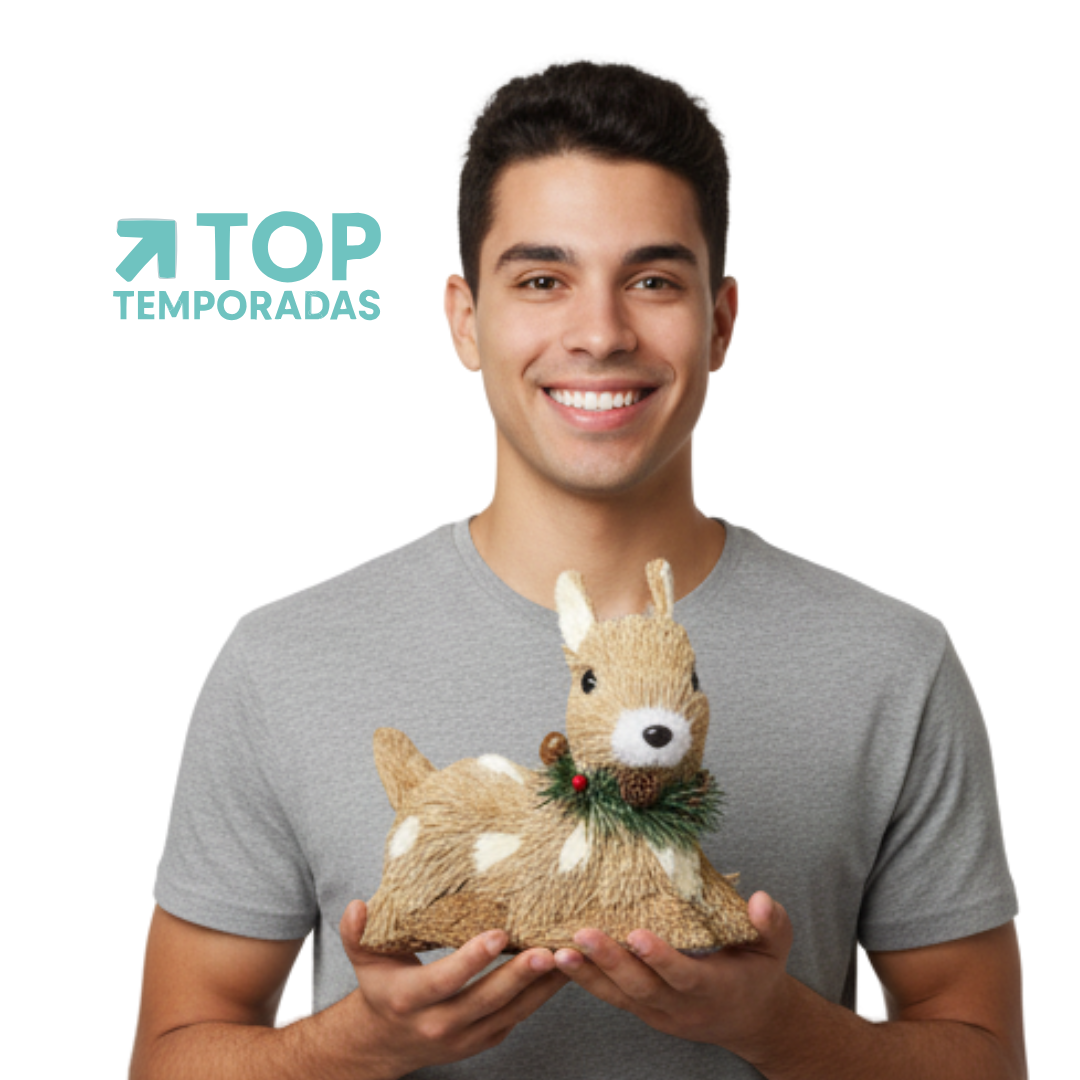 Reno Navideño 20X21CM