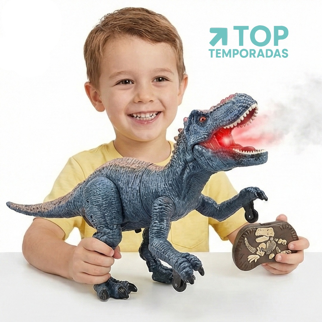 Dinosaurio Luces Y Sonido Control Remoto
