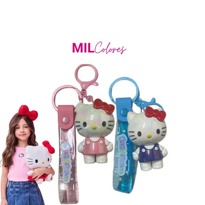 Llavero hello kitty brillante