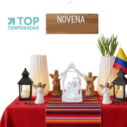 Pesebre Con Led Navideño