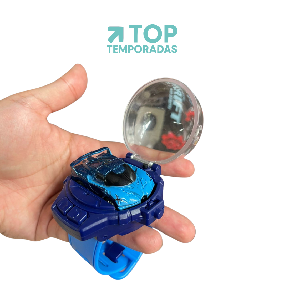 Reloj Con Carro De Juguete A Control Remoto