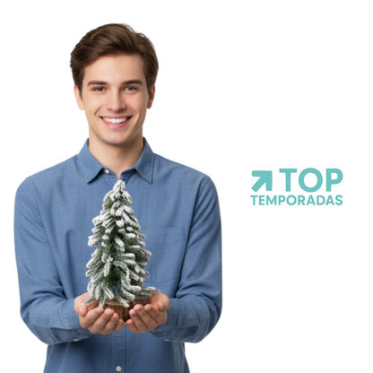 Árbol Navideño Nevado Frondoso