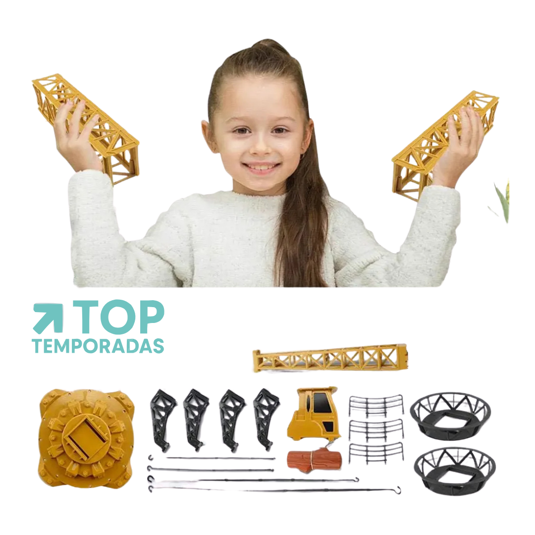 Grúa Recargable Con Accesorios