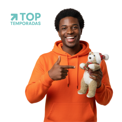 Oso Navideño De Pie 32X16CM