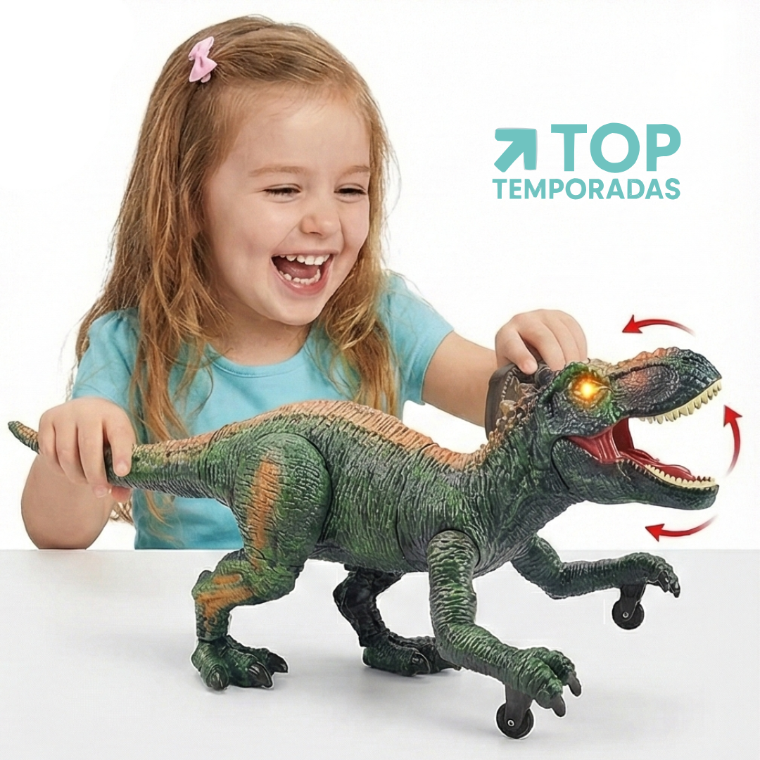 Dinosaurio Luces Y Sonido Control Remoto