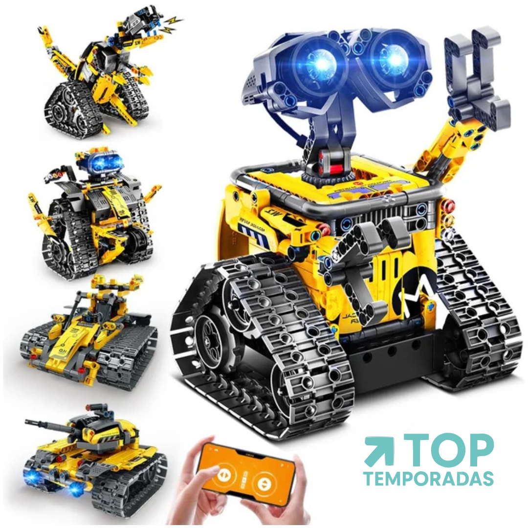 Juego De Bloques Robot 4 En 1