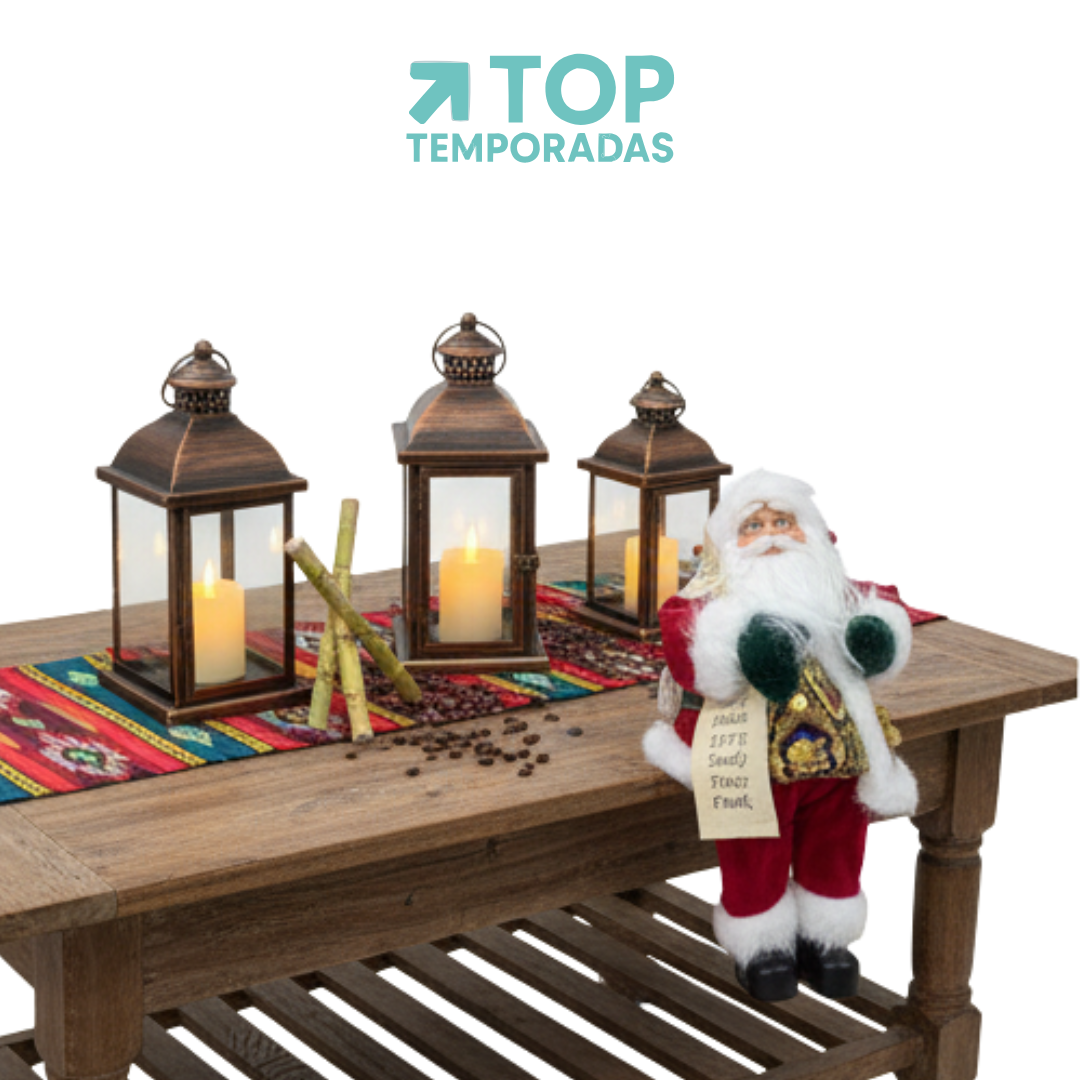 Papá Noel 30CM Con Letrero