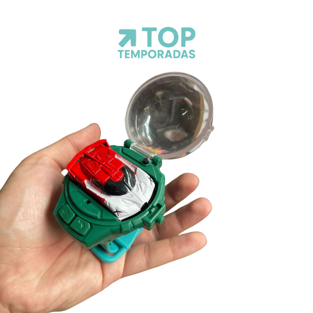 Reloj Con Carro De Juguete A Control Remoto