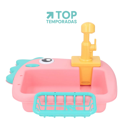 Lavaplatos Dinosaurio Con Accesorios