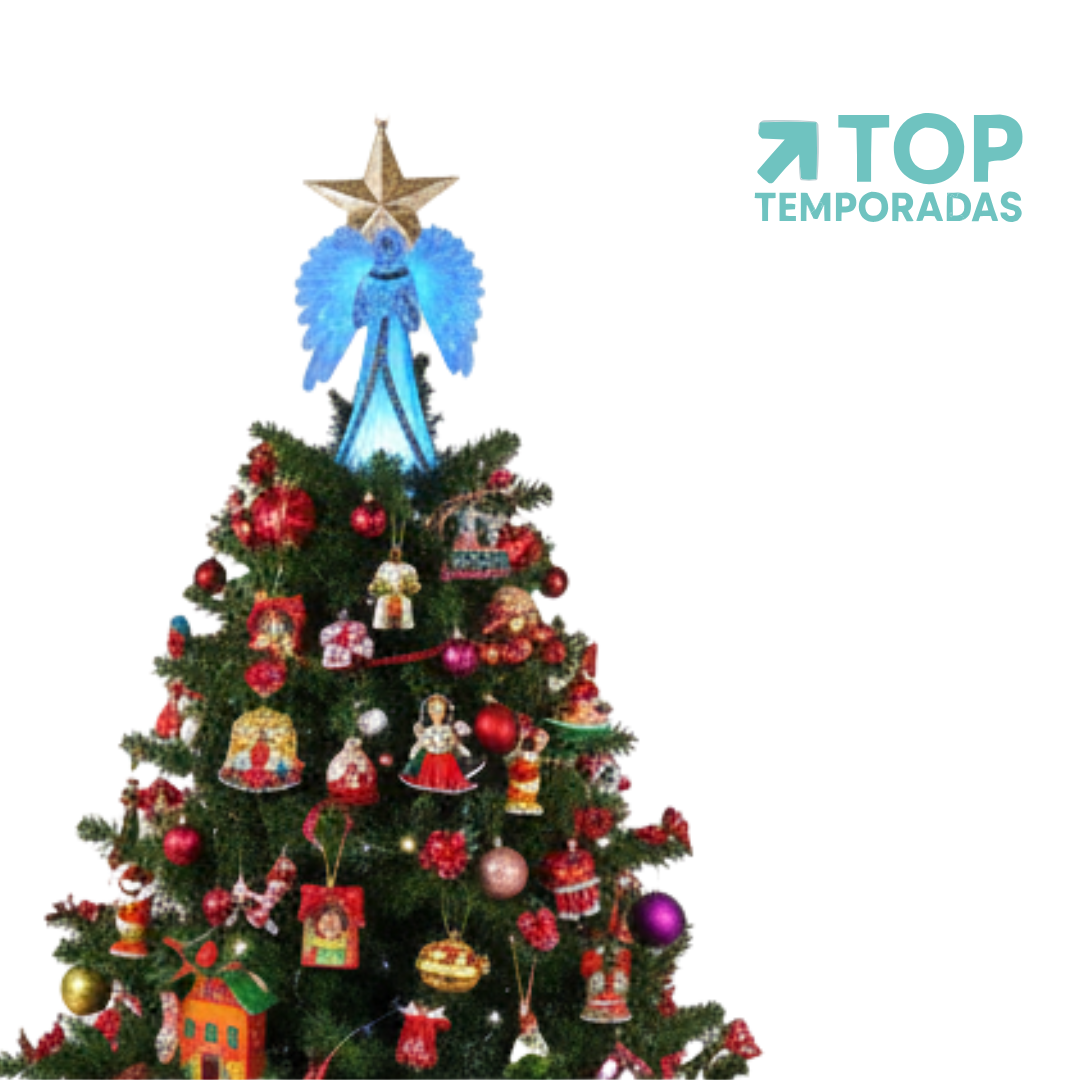 Ángel Con Luz Navideña