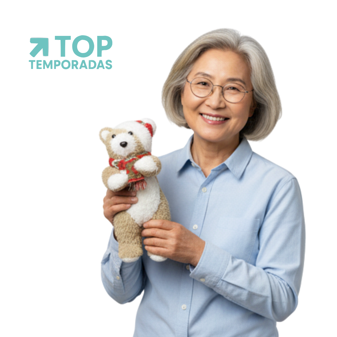 Oso Navideño De Pie 32X16CM