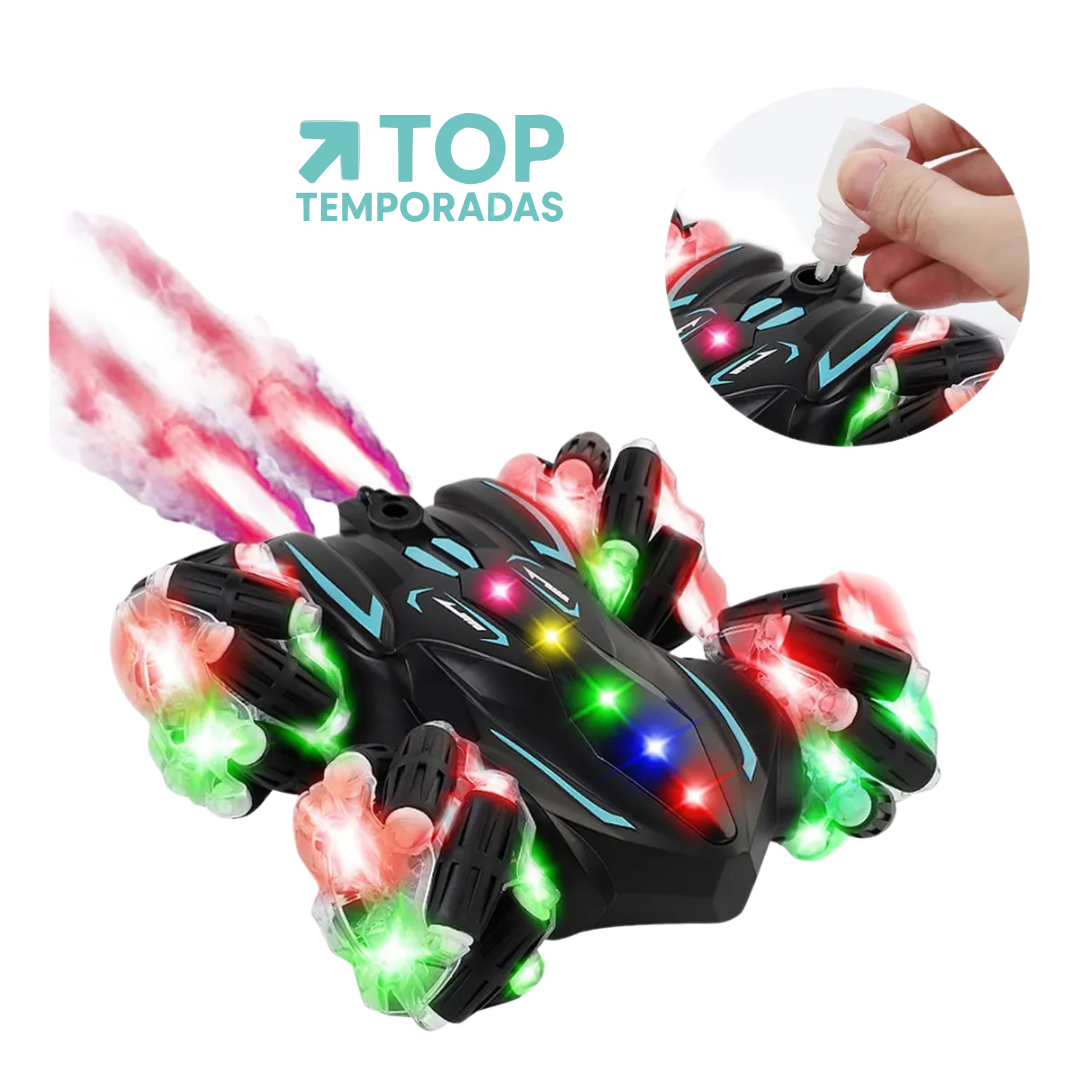 Carro Control Manilla Luces Y Sonido Con Humo