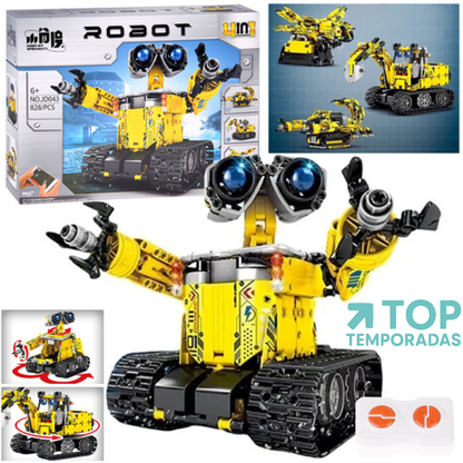 Juego De Bloques Robot 4 En 1