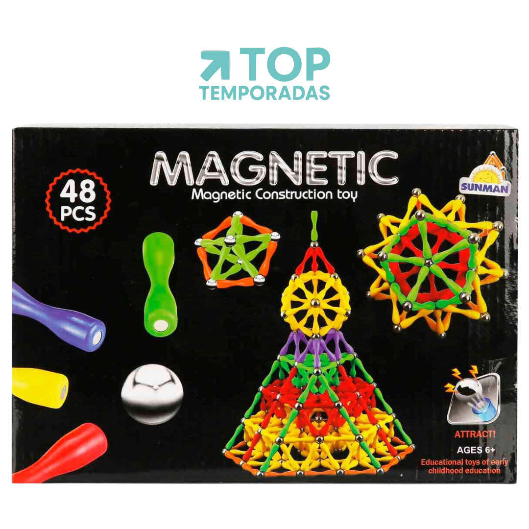Juego De Figuras De Construcción Magnético