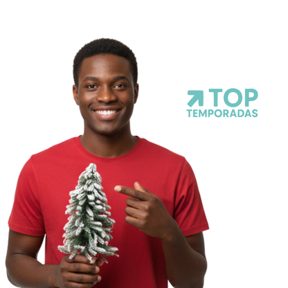 Árbol Navideño Nevado Frondoso