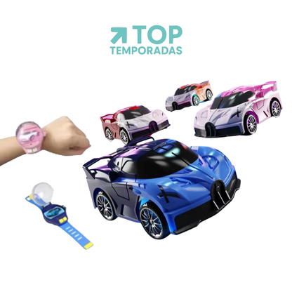 Reloj Con Carro De Juguete A Control Remoto