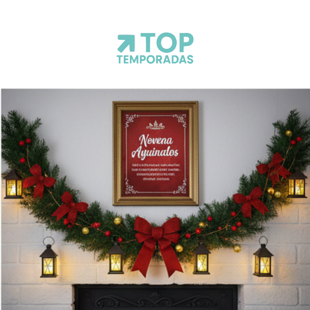 Farol Decorativo De Pila Navideño