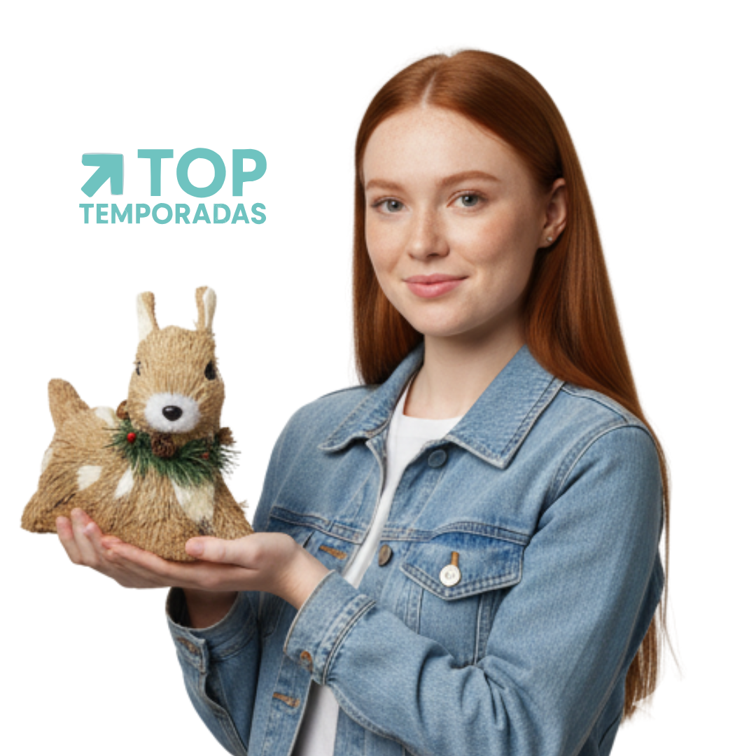 Reno Navideño 20X21CM