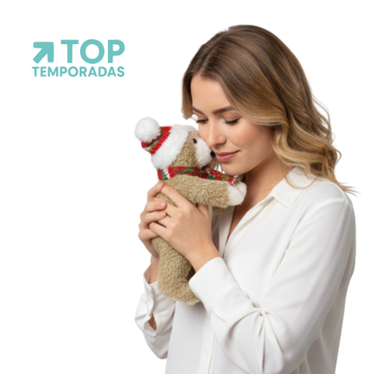 Oso Navideño De Pie 32X16CM