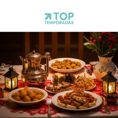 Farol Decorativo De Pila Navideño