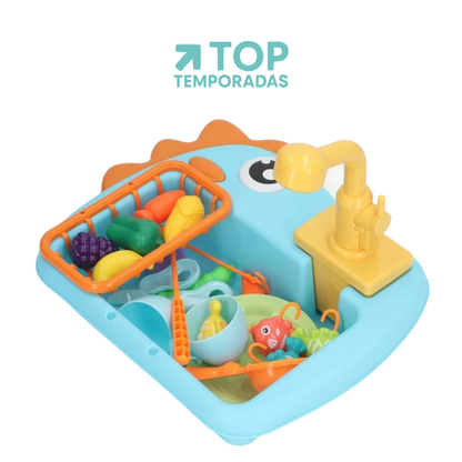 Lavaplatos Dinosaurio Con Accesorios